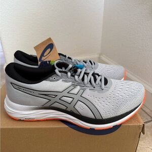 ASICS GEL-EXCITE 7 (1011A657-020) GREY/BLACK MENS SIZE 11.5 BRAND NEW